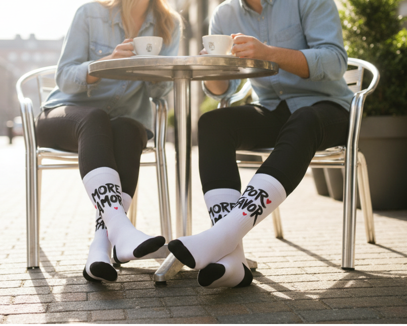 MORE AMOR POR FAVOR – Calcetines San Valentín | CABUKIS