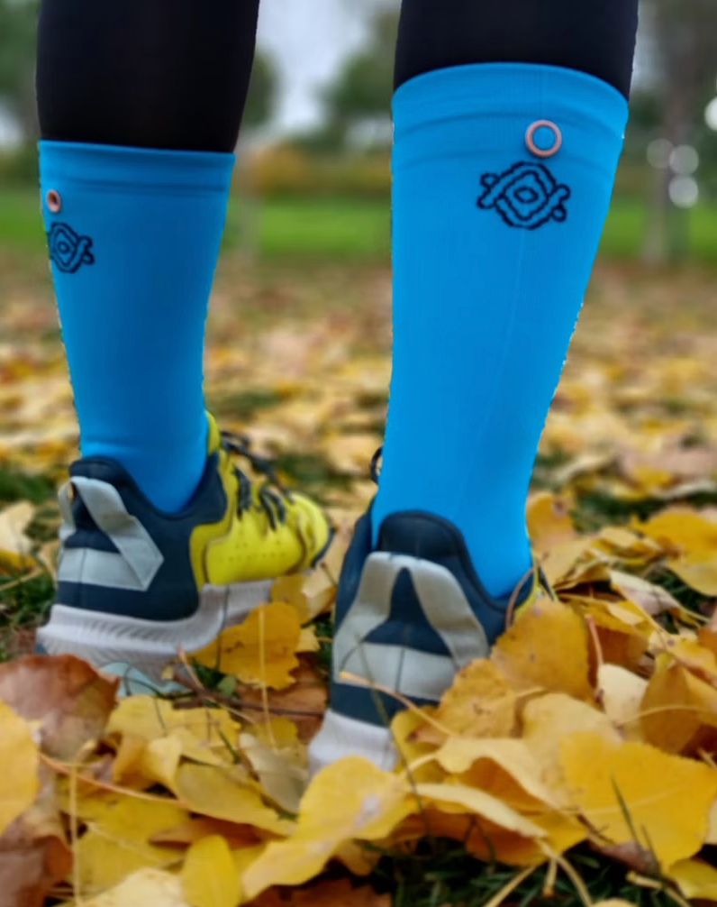 Calcetin tecnico Azul