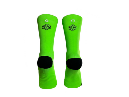 Calcetin tecnico verde Fluor