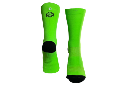Calcetin tecnico verde Fluor
