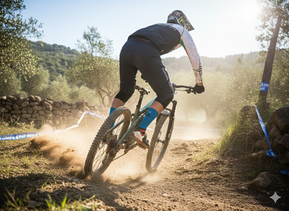 Calcetin tecnico Azul