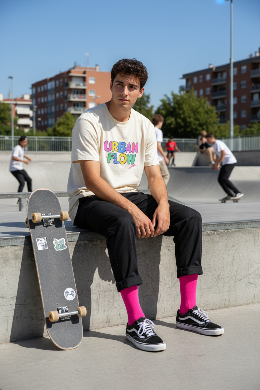 Calcetin Tecnico Fucsia