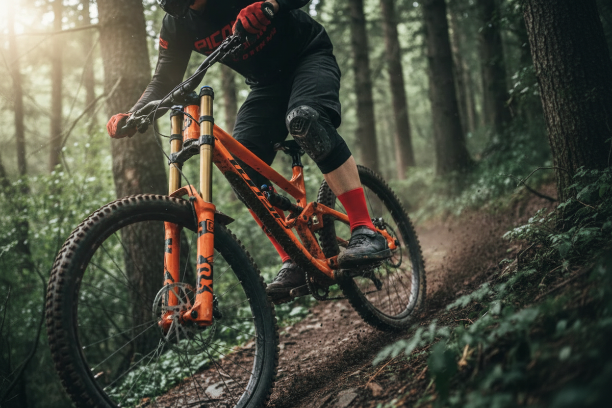 Calcetin Tecnico Rojo