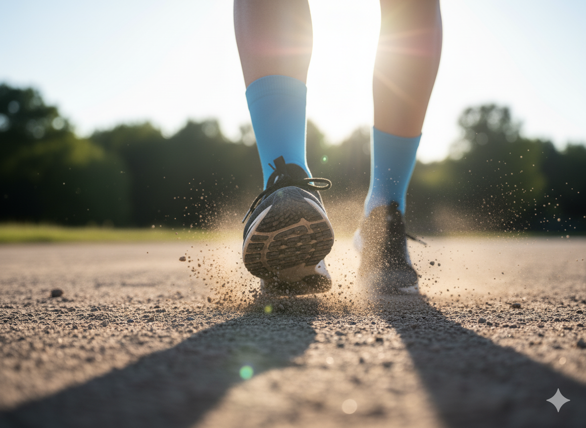 Calcetin tecnico Azul